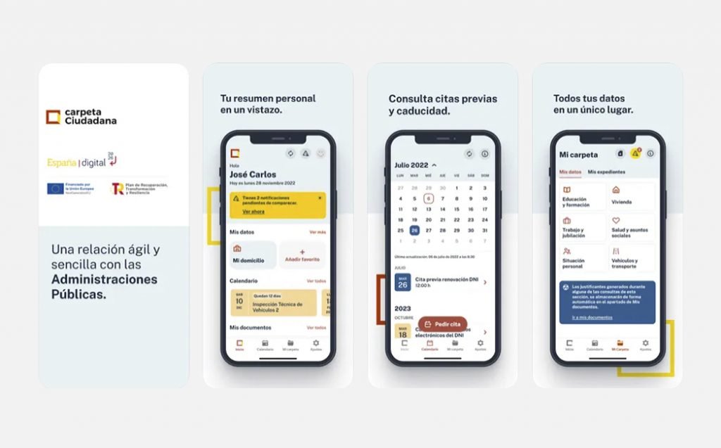 «Mi Carpeta Ciudadana»: l'app central de tràmits de l'Administració Pública 7